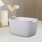 Maxbell 2pcs Storage Basket Hollow Stackable Bin for Clothes