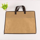 Maxbell 2xPillow Storage Bag Zippered Home Organizer for Comforters Pillows Bed Sheets