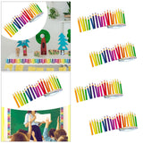 Maxbell Pencil Pattern Sticker Practical Multifunction for Kindergartens Dorm School 7.6cmx5m