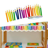 Maxbell Pencil Pattern Sticker Practical Multifunction for Kindergartens Dorm School 7.6cmx15m