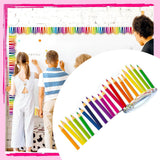 Maxbell Pencil Pattern Sticker Practical Multifunction for Kindergartens Dorm School 7.6cmx20m