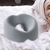 Maxbell 2xFace Down Pillow Versatile Home Massage Pillow for Salons SPA Family Gray