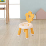 Maxbell Children Chair Solid Kids Furniture Small Bench for Classroom Domestic Study Orange