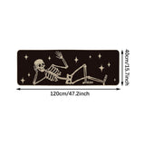 Maxbell Halloween Doormat Festival Decoration Entrance Rug for Balcony Office Indoor 40cmx120cm