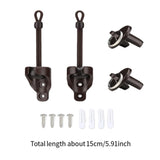 Maxbell Bungee Kit and End Cap Repair Curtain Holders for Coolaroo Blackout Tie Down