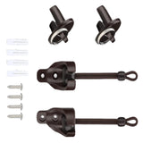 Maxbell Bungee Kit and End Cap Repair Curtain Holders for Coolaroo Blackout Tie Down