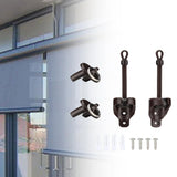 Maxbell Bungee Kit and End Cap Repair Curtain Holders for Coolaroo Blackout Tie Down