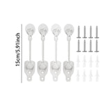Maxbell 4Pcs Multifunctional Bungee Kit End Cover Accs Supplies Bunge End Cover Kits