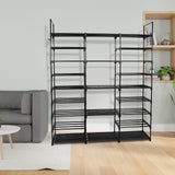 Maxbell Shoe Rack Iron Pipe Tall Shoe Storage Organizer for Hallway Apartment Garage