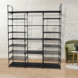 Maxbell Shoe Rack Iron Pipe Tall Shoe Storage Organizer for Hallway Apartment Garage