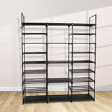 Maxbell Shoe Rack Iron Pipe Tall Shoe Storage Organizer for Hallway Apartment Garage