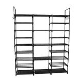 Maxbell Shoe Rack Iron Pipe Tall Shoe Storage Organizer for Hallway Apartment Garage