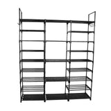 Maxbell Shoe Rack Iron Pipe Tall Shoe Storage Organizer for Hallway Apartment Garage