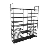 Maxbell Shoe Rack Iron Pipe Tall Shoe Storage Organizer for Hallway Apartment Garage