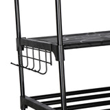 Maxbell Shoe Rack Iron Pipe Tall Shoe Storage Organizer for Hallway Apartment Garage
