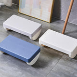Maxbell Under Desk Footrest Adults Modern Desk Leg Rest for Computer Desk Car Office White