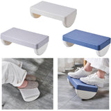 Maxbell Under Desk Footrest Adults Modern Desk Leg Rest for Computer Desk Car Office White