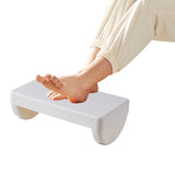 Maxbell Under Desk Footrest Adults Modern Desk Leg Rest for Computer Desk Car Office White