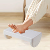 Maxbell Under Desk Footrest Adults Modern Desk Leg Rest for Computer Desk Car Office White