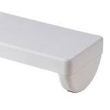 Maxbell Under Desk Footrest Adults Modern Desk Leg Rest for Computer Desk Car Office White