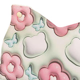Maxbell Tissue Box Cover Tissue Box Holder Cute for Countertop Dining Table Bathroom Red