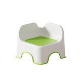 Maxbell Kids Small Stool Comfortable with Back Footstool for Bedroom Bedside Nursery Green