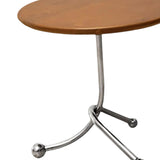 Maxbell Small End Table Ornament Multifunction Bedside Table for Office Dorm Bedroom brown