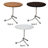 Maxbell Small End Table Ornament Multifunction Bedside Table for Office Dorm Bedroom brown