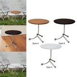 Maxbell Small End Table Ornament Multifunction Bedside Table for Office Dorm Bedroom brown