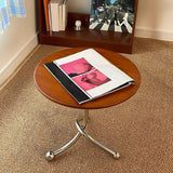 Maxbell Small End Table Ornament Multifunction Bedside Table for Office Dorm Bedroom brown