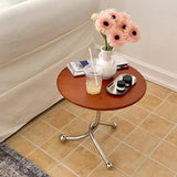 Maxbell Small End Table Ornament Multifunction Bedside Table for Office Dorm Bedroom brown