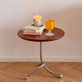Maxbell Small End Table Ornament Multifunction Bedside Table for Office Dorm Bedroom brown