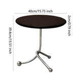 Maxbell Small End Table Ornament Multifunction Bedside Table for Office Dorm Bedroom black