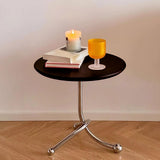 Maxbell Small End Table Ornament Multifunction Bedside Table for Office Dorm Bedroom black