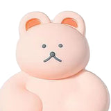 Maxbell Toothbrush Hook Multiuse Home Storage Rack Wall Hook for Office Kitchen Dorm Pink Bear