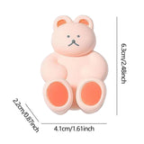 Maxbell Toothbrush Hook Multiuse Home Storage Rack Wall Hook for Office Kitchen Dorm Pink Bear