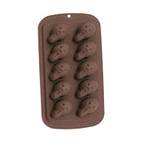 Maxbell Halloween Silicone Mould DIY Novelty Fondant Mould for Cakes Festivals Party Coffee Skeleton Head