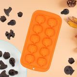 Maxbell Halloween Silicone Mould DIY Novelty Fondant Mould for Cakes Festivals Party Orange Pumpkin