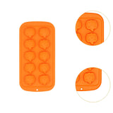 Maxbell Halloween Silicone Mould DIY Novelty Fondant Mould for Cakes Festivals Party Orange Pumpkin
