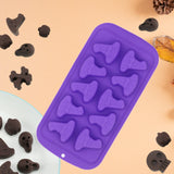 Maxbell Halloween Silicone Mould DIY Novelty Fondant Mould for Cakes Festivals Party Purple Wizard Hat