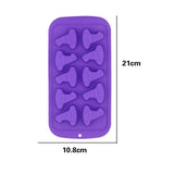 Maxbell Halloween Silicone Mould DIY Novelty Fondant Mould for Cakes Festivals Party Purple Wizard Hat