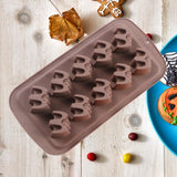 Maxbell Halloween Silicone Mould DIY Novelty Fondant Mould for Cakes Festivals Party Coffee Chauve Souris