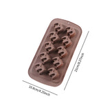 Maxbell Halloween Silicone Mould DIY Novelty Fondant Mould for Cakes Festivals Party Coffee Chauve Souris