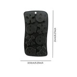 Maxbell Halloween Silicone Mould DIY Novelty Fondant Mould for Cakes Festivals Party Black Bone