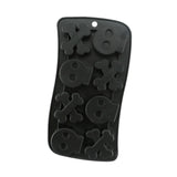 Maxbell Halloween Silicone Mould DIY Novelty Fondant Mould for Cakes Festivals Party Black Bone