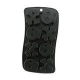 Maxbell Halloween Silicone Mould DIY Novelty Fondant Mould for Cakes Festivals Party Black Bone