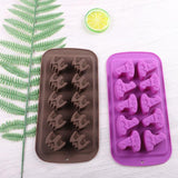 Maxbell Halloween Silicone Mould DIY Novelty Fondant Mould for Cakes Festivals Party Black Bone