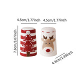 Maxbell 2x Christmas Salt and Pepper Shakers Bottle Jar for Gift Wedding Party