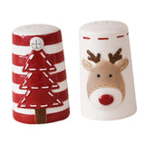 Maxbell 2x Christmas Salt and Pepper Shakers Bottle Jar for Gift Wedding Party