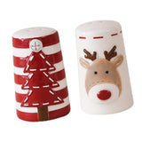 Maxbell 2x Christmas Salt and Pepper Shakers Bottle Jar for Gift Wedding Party